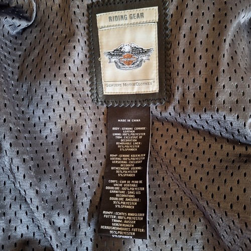 Harley Davidson Ladies S Jacket Auroral Wille G Skull 3 in 1 Motorcycle Leather - Picture 22 of 24