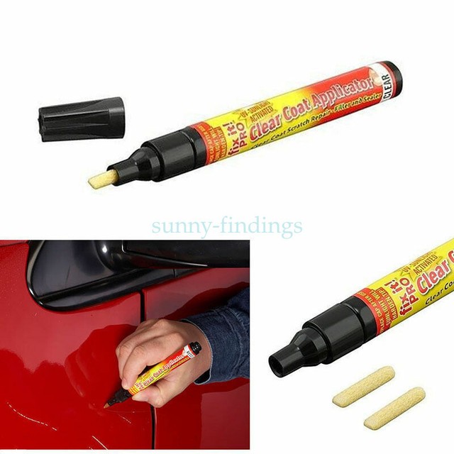 2PCS Fix It Pro Simoniz Car Scratch Repair Remover Pen Clear Coat Applicator YE