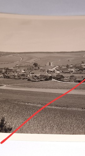 Autobahn Frankfurt Kassel 1952 Ortschaft Landschaft 50er Altes Foto Vintage 5260 - Bild 2 von 3