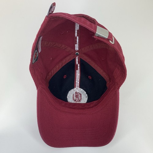 Oklahoma Sooners OU Hat Est 1890 Crimson Adjustable Strap Baseball Cap World TOW - Picture 10 of 15