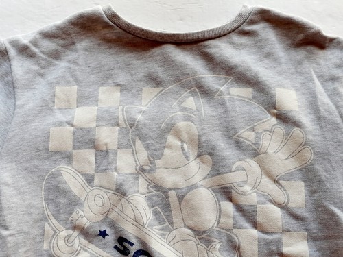 Sonic The Hedgehog Boys Sweatshirt Gray Pullover Skateboard Large - Picture 2 of 12