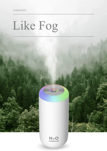 Small Humidifier – 350ml Portable Air Humidifier with LED Light for Bedroom - Picture 5 of 12
