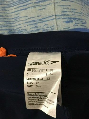 2 COSTUME PISCINA UOMO SPEEDO BLU-ARANCIONE-NERO TAGLIA 46 SPEDIZIONE GRATIS - Foto 2 di 6