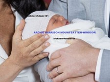 MEGHAN MARKLE Photo 4x6 Royal BABY ARCHIE Harrison Prince Harry England