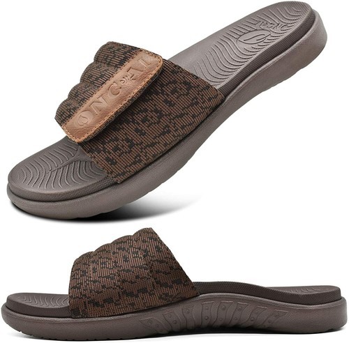 ONCAI Mens Slide Sandals Open Toe 