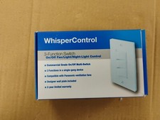 Panasonic FV-WCSW31-W WhisperControl On/Off Switches