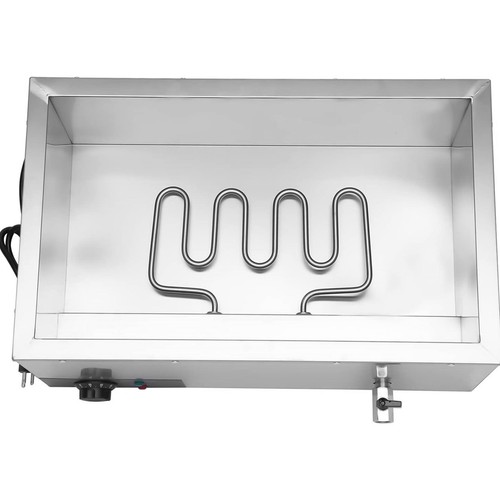 Electric Food Warmers 4-Pan Buffet Server with Lid and Tap 110V Stainless Steel - Picture 10 of 12