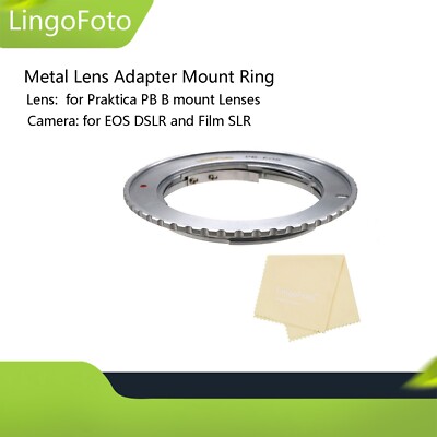 Lens Adapter Mount Ring for Praktica PB P B Lens to EOS EF EF-S 7D 60D 500D CAM