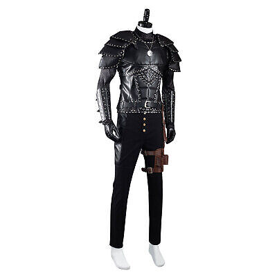 The Witcher Geralt of Rivia Cosplay Costume and Wigs Halloween Carnival Suit - Bild 12 von 12