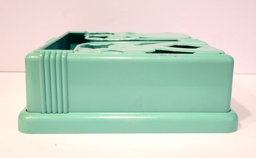 Calypso Couple Napkin Holder. Early Plastic Festive Handy Dispenser Deco Vintage - Picture 5 of 7