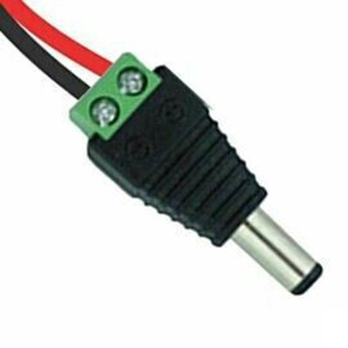 5.5x2.5mm 2.5mm CCTV DC Power Male Plug Free Solder Terminal Screw Connector lot - Picture 7 of 14