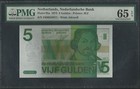 Netherlands P-95a 5 Gulden 1973 PMG 65 EPQ
