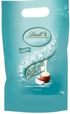 Lindt Lindor XXL Beutel Cocos Kokos Schokolade Pralinen - 1kg