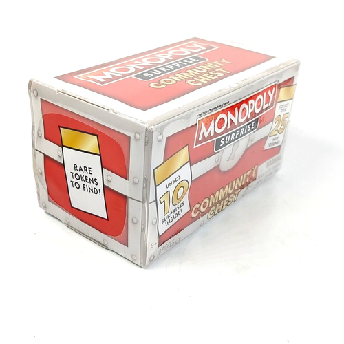 Monopoly Surprise Community Chest -RED -Rare Tokens And Surprise Token - Picture 2 of 5