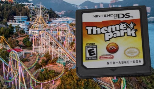 Parque Temático (Nintendo DS, 2007) Prueba Funcionando - Solo Cartucho 3DS 2DS LITE DSI XL