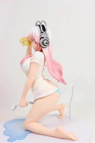 Super Sonico Estilo de Vida Cobertura Figura Especial Baño Tiempo de Limpieza - Imagen 4 de 12