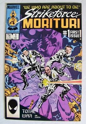 Vintage 1986 1st Issue Vol 1 No 1 First Marvel Comic Book Strikeforce Morituri
