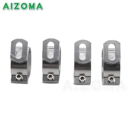 Motorcycle Adjustable Headlamp Fairing Clamps Mount Fork Clamp Fit 35-45mm Forks - Picture 8 of 8