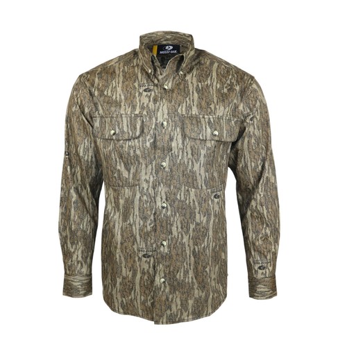 Camicia Twill da uomo in rovere muschio all'aperto Hunt Gear Stonewell caccia pesca lavoro 99 - Foto 9 di 31