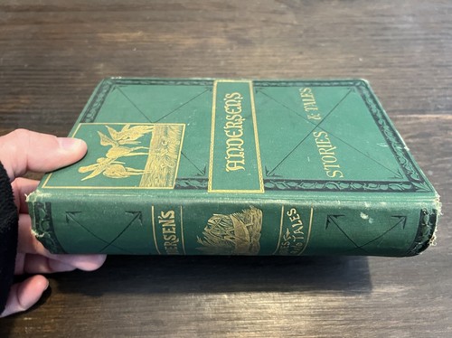 1881 Hans Christian Andersen Stories and Tales Fairy Illustrated Ornate Binding - Picture 2 of 23