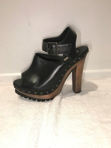 studded clog heels