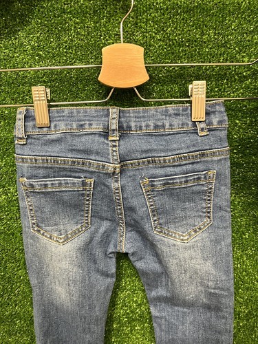 M.L. Kids jeans with gray velvet sequin flare bottoms size 6 toddler - Picture 6 of 6