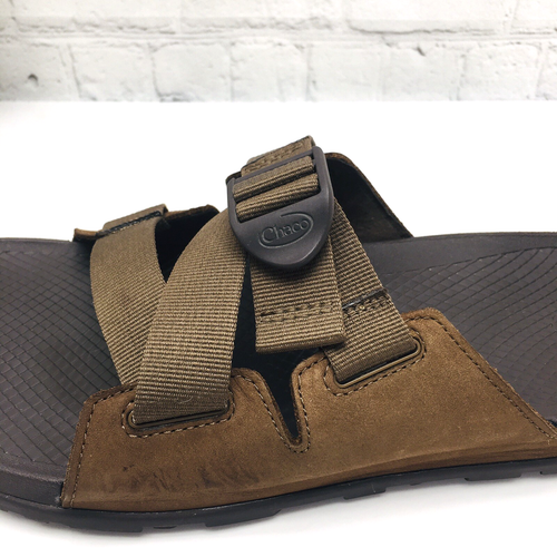 Chaco Lowdown Slide Sandal Men's Size 14 Brown Monks Robe Strap Slip On Comfort - Picture 12 of 14
