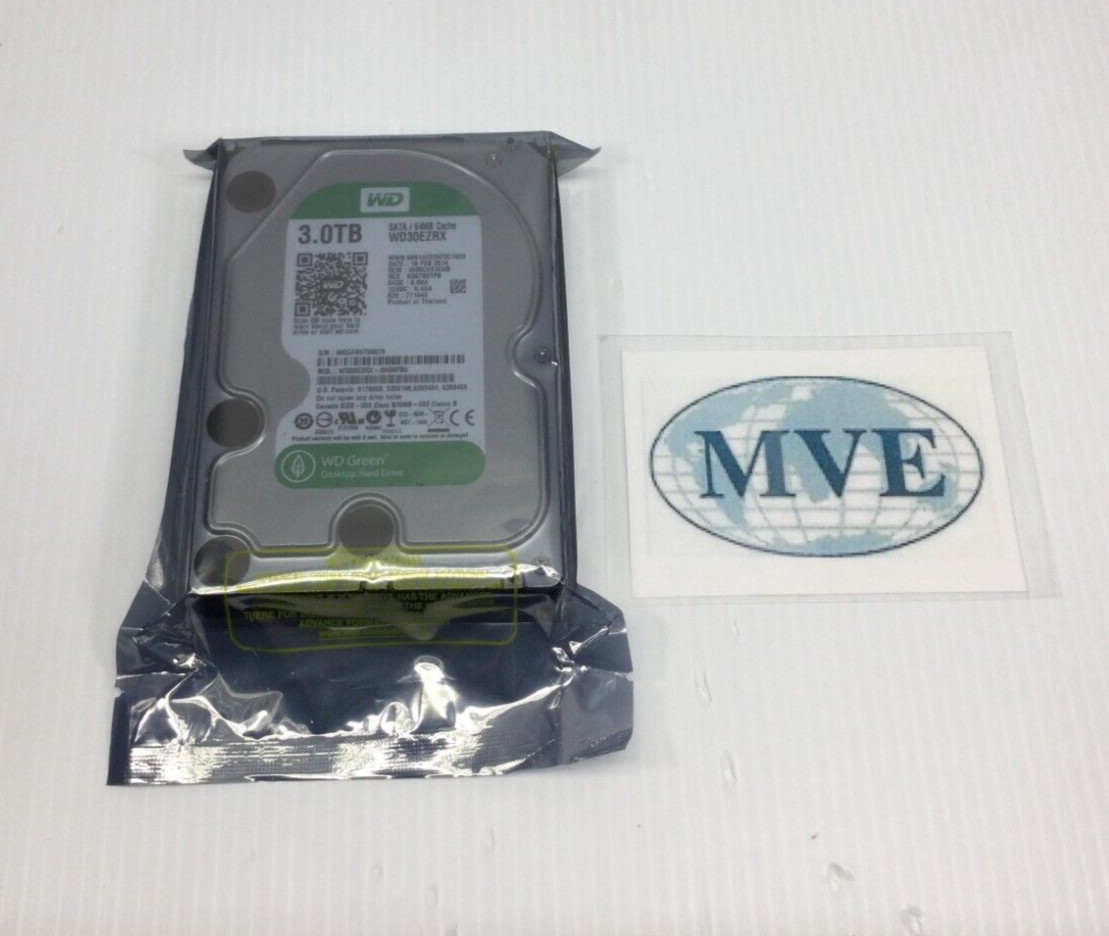 3TB WESTERN DIGITAL WD30EZRX-00D8PB0 GREEN PC 3.5