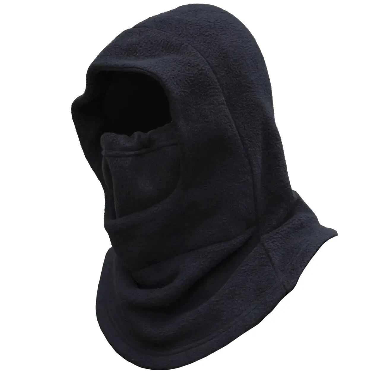 Black warm fleece balaclava, winter balaclava insulated with fleece 💛💙