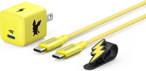 Cargador USB C Pokemon Anker Pichu Pikachu Raichu 20W 65W 120W de Japón - Imagen 17 de 19