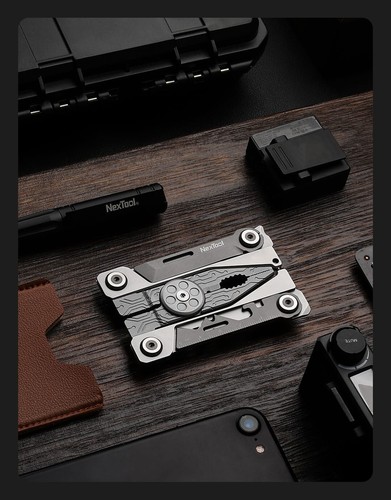 Nextool Silver Wings Multi Tool Outdoor Plier Scale Ruler Bottle Opener-99% New - Picture 6 of 12