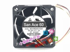 SANYO 6038 6CM 9GV0624G1D01 24V 1.4A 3-wire inverter cooling fan