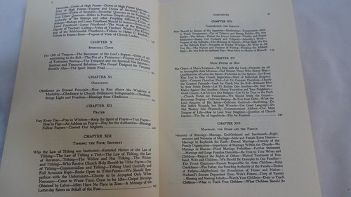 HLT Mormonen EVANGELIUMSLEHRE Predigten Schriften von Joseph F. Simith 1959 altes Buch - Bild 10 von 12