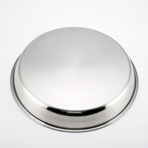 Round Cake Pan Camping Dinner Plate Dessert Serving Platter Toddler - Picture 6 of 11