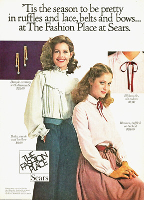 1978 Sears The Fashion Place Women's Clothing Pretty In