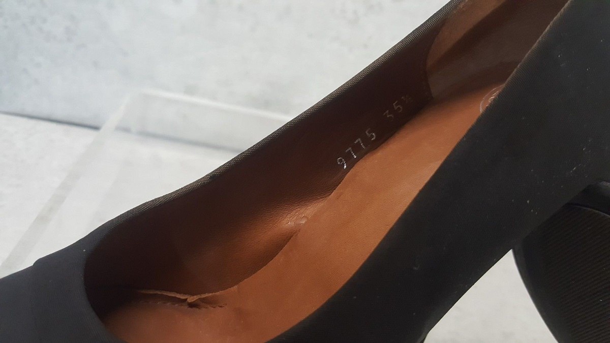 美品⭐︎DIES VAN NOTEN ブラック フラットパンプス Dries Van Noten Pumps Black platform heels 35.5 sz 5 B BRAND