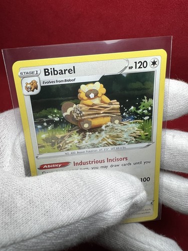 2022 Pokemon Card **Bibarel** Brilliant Stars Set 121/172 Rare Holo - Rare - 第 3/9 張圖片