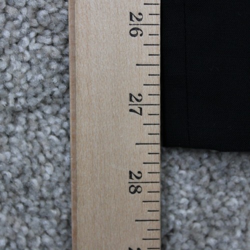 Ted Baker Jefferson Dress Pants Mens 38R Black 100% Wool Flat Front w/28" inseam - Picture 4 of 13