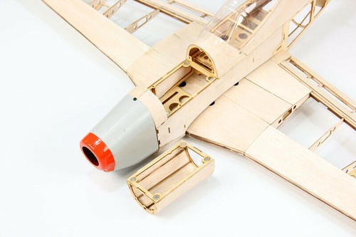 Upgraded RC Laser Cut Plane Balsa Wood Airplane Model P51 Kit Wingspan 100cm - Picture 7 of 12