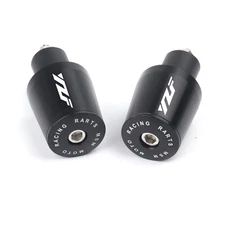 CNC Handle Bar Grips End Weights Caps Plugs Slider For YAMAHA R6S YZF R6 YZF-R1
