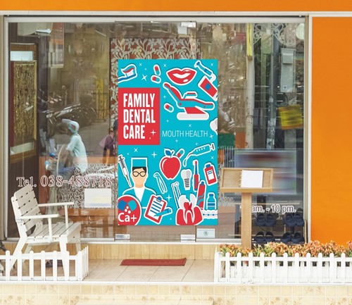 3D Dentist Clinic Dental I466 Window Stickers Vinyl Wallpaper Wall Murals Honey - Picture 2 of 11