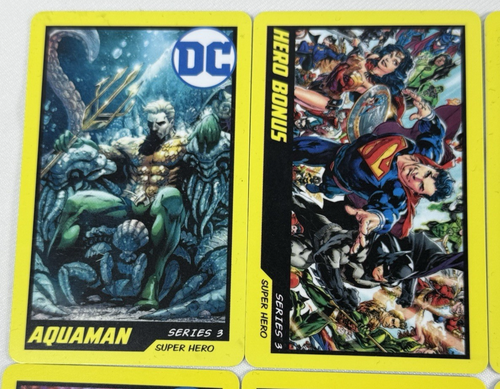 DC Comics Arcade Coin Pusher Super Hero Series 3 Trading Cards, Lot of 8 - Picture 2 of 6