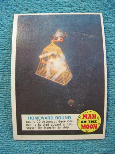 MAN ON THE MOON Trading Card Single 1969 Topps #9A/55 Homeward Bound - Bild 1 von 2