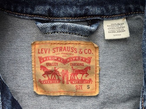 LEVI'S TRUCKER JACKET TYPE 3-MEN'S sz S, 98% cotton, 2% elastane 72334-0322, EUC - Picture 9 of 16
