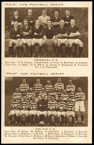 Pals Magazine - 'New Football Series (Pairs)' (1923) - Arsenal & Celtic