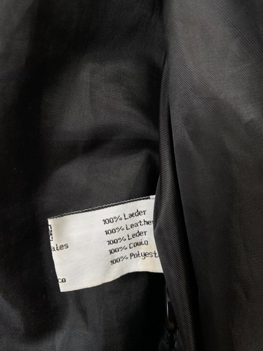 Vintage! PATINA Men's Black Real Leather Button Blazer Jacket Size EU52 UK42 - Picture 6 of 6