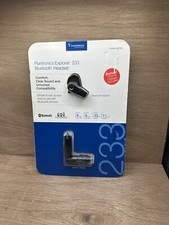 NEW Plantronics Explorer 233 Bluetooth Earpiece with Car Charger Sealed Phone