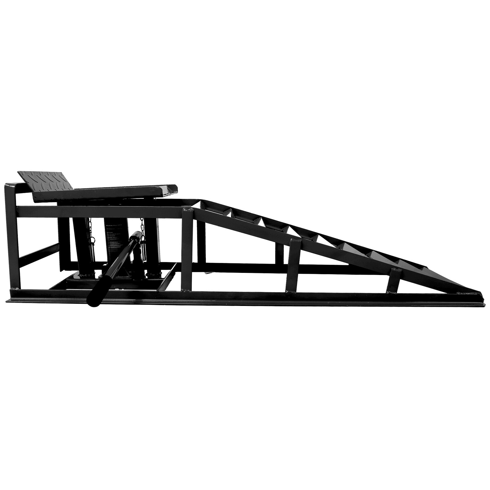 2 Packs Hydraulic Car Ramps Low Profile Car Lift Service Ramps 11000lbs