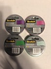 Scotch Expressions Masking Tape, 0.94 Inch x 20 Yards, Purple, Pink, Mint, Green