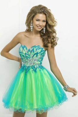 slim fit dress slacks Floral Embroidery Sweetheart Strapless Spring Fashion Formal Dresses, CP1128 US8 / As Pic main image 1
